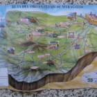 Imagen del antiguo mapa de la Ruta del Oro, que recorría Astorga y la Maragatería.