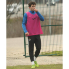 Guille Donoso podrá disponer hoy de sus primeros minutos a las órdenes de Jon Bolo. L. DE LA MATA