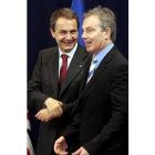 José Luis Rodríguez Zapatero con el primer ministro británico