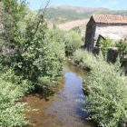 Vista parcial de un pueblo omañés.