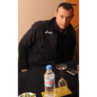 El técnico galo, Patrice Canayer, ayer en el Hotel Luis de León.