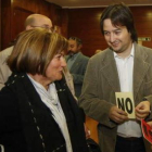 Pardo, concejal de Educación, antes del congreso.