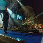 Un momento de la actuación de C. Tangana. RAÚL SANCHIDRIÁN