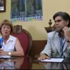 La edil leonesita en una foto de archivo con el alcalde, Vicente Cela