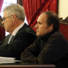 Miguel Ángel Muñoz Blas junto a su abogado en una de las sesiones del juicio.