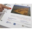 Reproducción del plano del proyecto ferroviario logístico de Torneros.