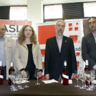 Enrique Garzón, Ana Casis, Alberto José Villena y Juan José Rubio, en la presentación.