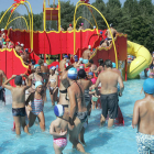 Las piscinas municipales de Valencia de Don Juan. DL