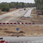 Panorámica de un área del acceso sur de León, donde la paralización de la actividad ya es evidente.