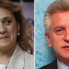 Nuria Lesmes y Julio Cayón.