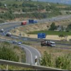 Uno de los tramos de la autovía A-6 entre Ponferrada y Villafranca