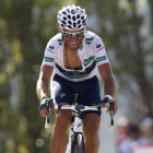 Alejandro Valverde, durante la Vuelta a España 2012.