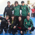 Los luchadores bercianos del Club Clolda.