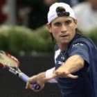 Nadal celebra su victoria en su maratoniano encuentro frente a Federer