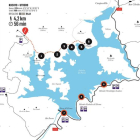 Los mapas de los dos itinerarios literarios. DL