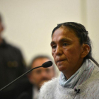 La diputada del Parlasur Milagro Sala durante una audiencia en Jujuy  Argentina.