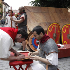 Imagen de la reconstrucción del campamento.