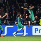 Lucas Moura celebra su tercer gol, que lleva al Tottenham a la final de la Champions.