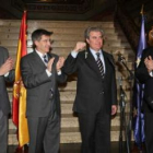 El ministro de Cultura, César Antonio Molina, en el acto de entrega de llaves del Teatro Emperador