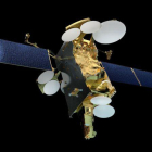 Imagen del nuevo satélite de comunicaciones SES-14, con las placas solares que le permiten energía eléctrica para su funcionamiento.