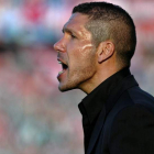 Diego Simeone, nuevo entrenador del Atlético de Madrid en sustitución de Manzano.