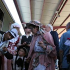 Pedro Fernández y Luis del Olmo inauguraron ayer el Monumento al Ferroviario en Toral.