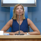 Alicia García, en uno de los primeros actos como nueva consejera de Familia.