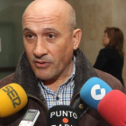Manuel Ángel Rey, a su llegada al juzgado número dos de Ponferrada para declarar.