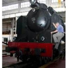 La asociación mantiene reliquias de ferrocarriles en los talleres de Renfe