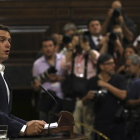 ALbert Rivera en el debate de la moción de cesnura de Podemos contra Rajoy.