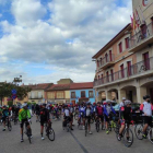 Imagen de la salida de la marcha cicloturista del año pasado. DL