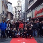 Alumnos bercianos en la Seminci de Valladolid.