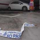 Garaje donde fue asesinada Yolanda Pascual, en la imagen inferior. EFE / EL MUNDO