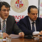 Martínez Majo y Amiliavia inauguran la jornada dirigida a los funcionarios. RAMIRO
