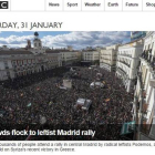 La portada de la edición digital de la BBC.