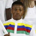 El boxeador Jonas Junius fue abanderado de Namibia.