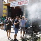 ‘La Sierra’ con la Vuelta en una jornada de fiesta para Cistierna por la carrera ciclista. MARCIANO PÉREZ