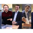 Los principales candidatos en estas elecciones generales.