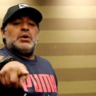 Diego Armando Maradona, durante una rueda de prensa.