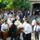Fotografía del funeral en Calzada del Coto, en agosto de 2008. RAMIRO
