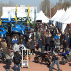 El público también acudió en masa ayer a la feria.