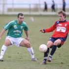 Aller, a la izquierda, volverá a ser una pieza clave en el equipo astorgano para este encuentro.