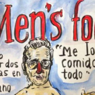 Caricatura de Buenafuente parodiando la portada de Mens Health de Manel Fuentes.