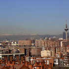 Vista del horizonde madrileño desde el Cerro del Tío Pío con la Sierra de Guadarrama al fondo. S.B.
