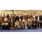 Foto de familia de los premiados en la gala.