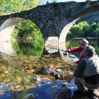 Imagen de archivo de unas jornadas de pesca desarrolladas por el GAL Cuatro Valles.