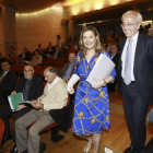 Pilar del Olmo, a su llegada al acto celebrado ayer.