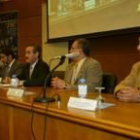 Marino Arranz Boal, en el centro de la imagen, presentó ayer el Congreso autonómico de TIC