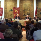 Un momento del acto que se celebró en las instalaciones de la Casa de León en Madrid. DL