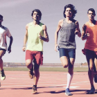 Aláiz junto a sus compañeros Alonso, Jorge Blanco y Arce.